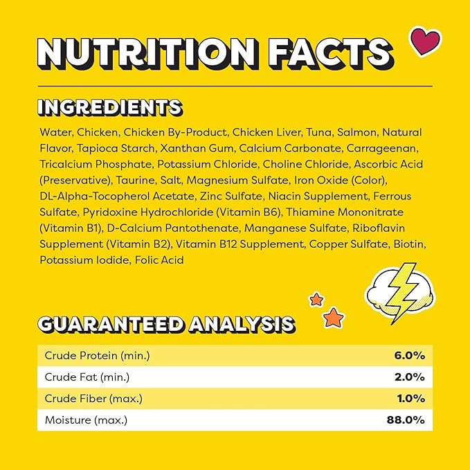 Temptations Lickable Spoons Adult Wet Cat Treat, Savory Salmon and Tempting Tuna Flavor, 10 Grams, Pack of 24 (96 Total Treats)