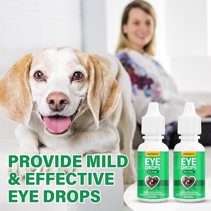 Cataract Drops for Dogs, Dog Eye Drops, Improve Vision Clarity, Improve Eye Vision and Cataracts(2 x 10 mL)