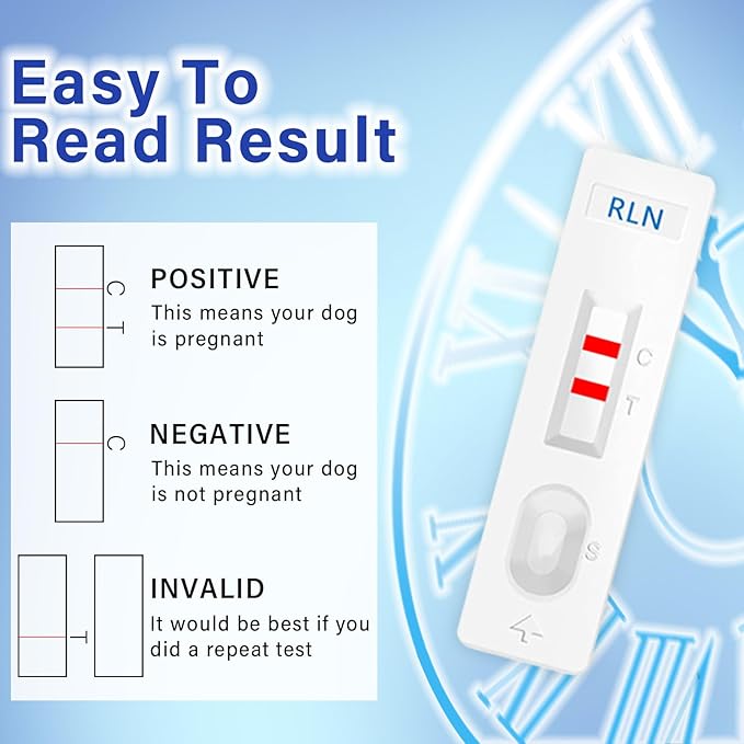 Dog Pregnancy Test, Dog Pregnancy Test Kit at Home, Early Pregnancy Test Strips for Pet, Convenient & Disposable Pregnancy Tests Strip