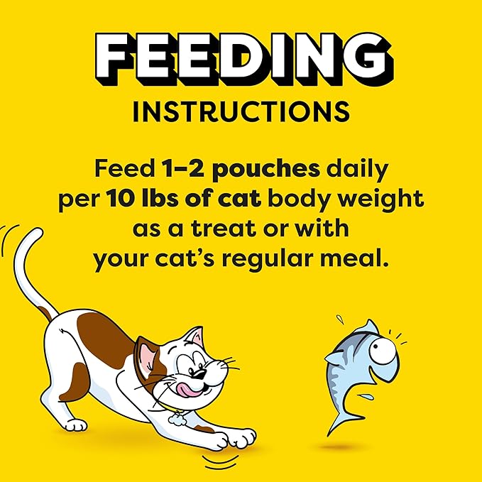 Temptations Creamy Puree Squeezable Lickable Wet Cat Treats with Tuna, 0.42 oz. Tubes, 4 Count (Pack of 11) - Total 44 Count