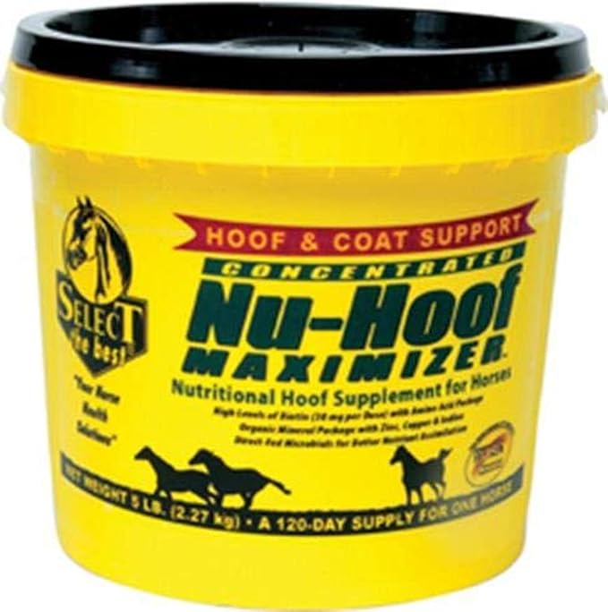 784299390508 Nu-Hoof Maximizer Hoof & Coat Support for Horses, 5 lb