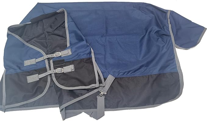 1200Denier Waterproof and Breathable Horse Sheet Tgw Rding Horse Blanket (78", Navy Blue)