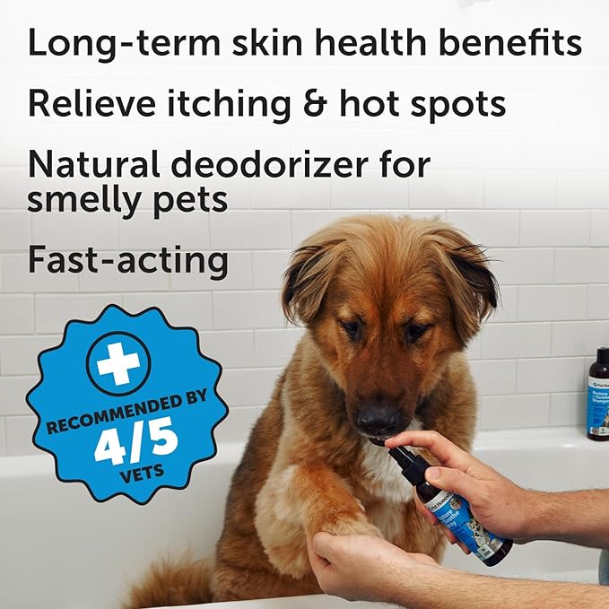 Pet Honesty Restore + Soothe Hot Spots Spray for Dogs & Cats, Gentle on Sensitive Skin, Soothes Itching, Irritation (Lavender) - 4oz