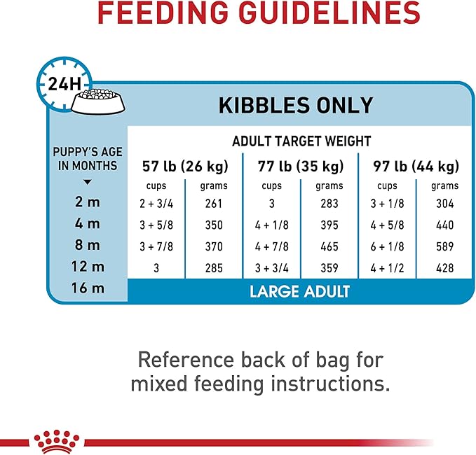 Royal Canin Size Health Nutrition Dry Large Breed Puppy Food, Supports Brain Development, Immune Support and Digestive Health, 30 lb Bag