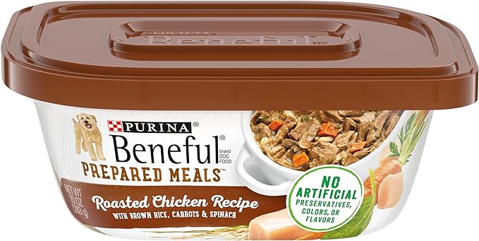 Purina Beneful Gravy Wet Dog Food, Prepared Meals Roasted Chicken Recipe - (8) 10 oz. Tubs