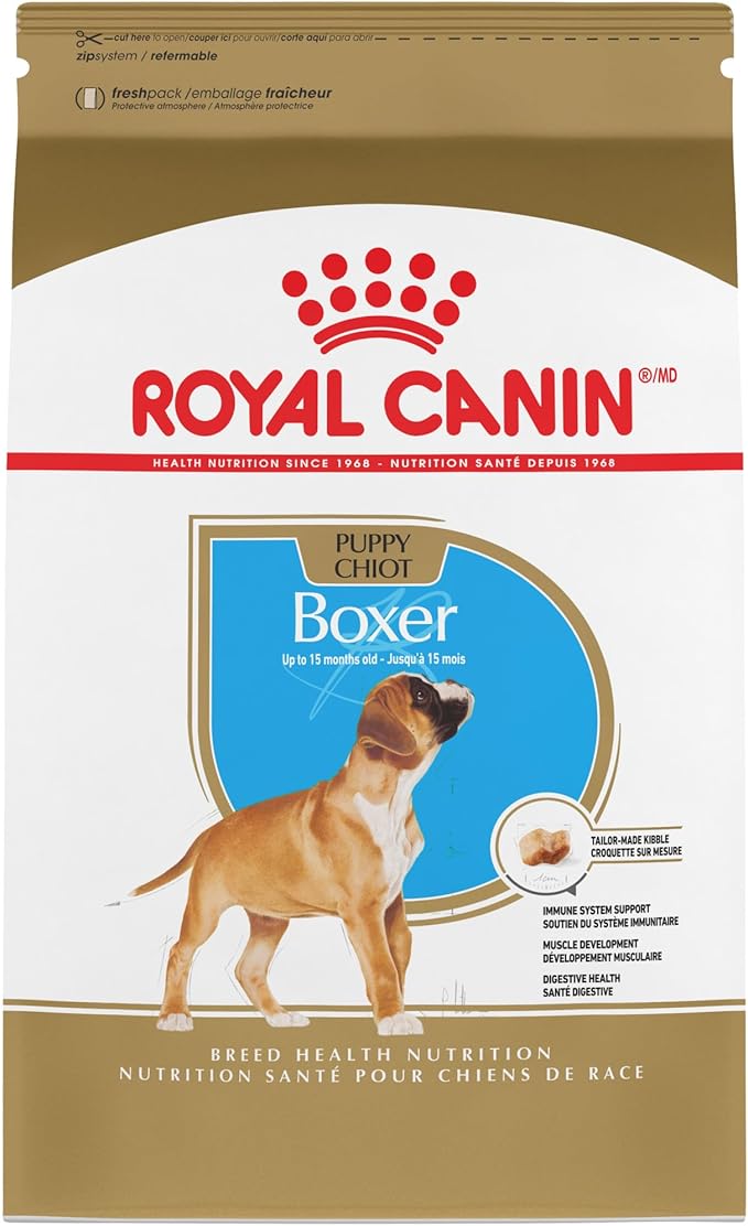 Royal Canin Boxer Puppy Breed Specific Dry Dog Food, 30 lb. bag