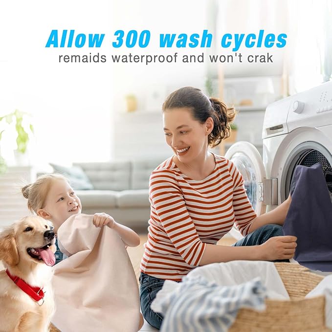 Dog Bed Covers Replacement Washable Large, 100% Waterproof Dog Bed Cover Soft Noiseless Dog Bed Sheets 50% Increase durability, Beige 2 Pack 42 x 28 inch for dog bed/pet bed