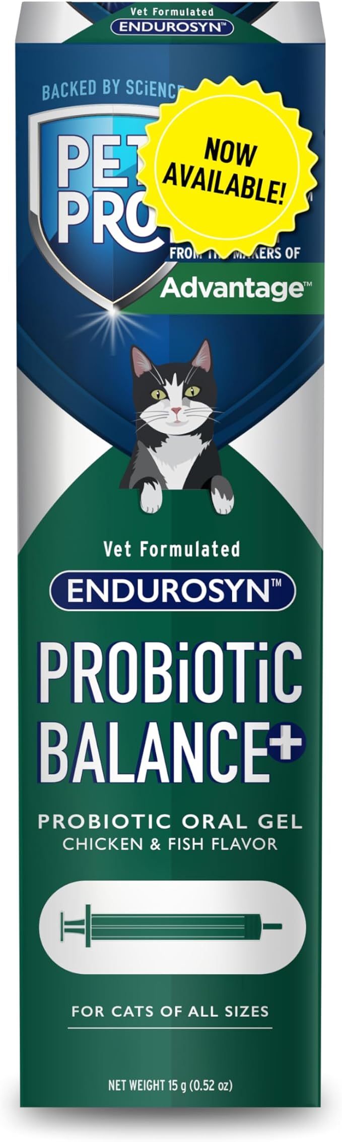 Pet Protect from The Makers of Advantage Vet-Formulated Probiotic Balance+ Cat Supplement | Oral Gel | 15g