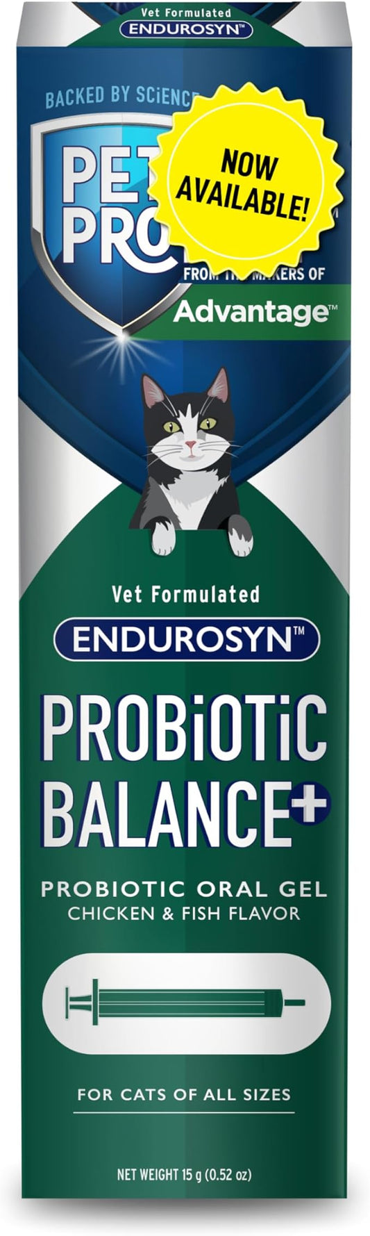 Pet Protect from The Makers of Advantage Vet-Formulated Probiotic Balance+ Cat Supplement | Oral Gel | 15g