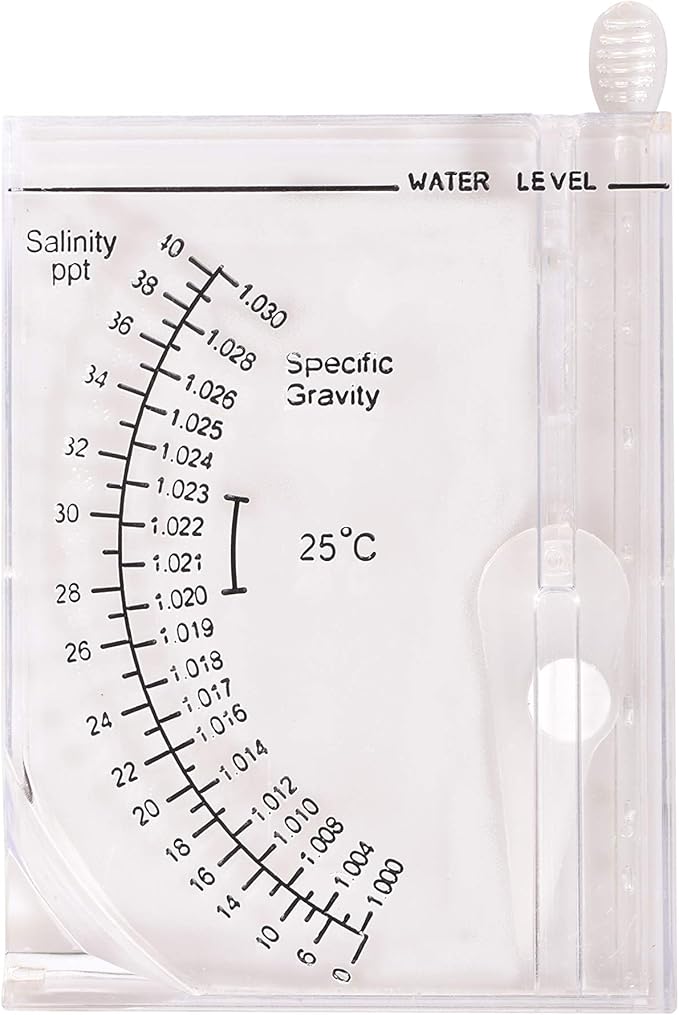 Hydrometer Salinity Tester for Aquarium Sea Fish Tank Salt Water