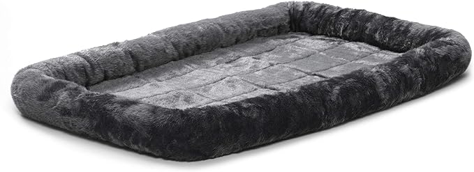 New World Pet Products Large Gray Dog Bed 42-Inches Long | Dog Bed Fits a 42-Inch Wire Dog Crate | Ideal for Large Dogs & Cats (B40242-GY)