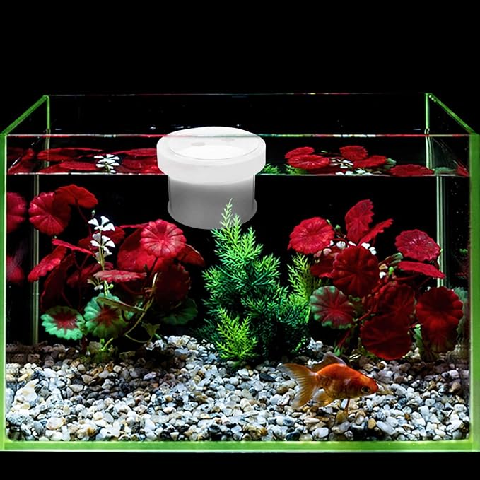 Mipcase Floating Fish Box Acrylic Aquarium Fish Breeding Box Guppies Hatching Incubator Box for Baby Fish Hatchery 10X10X8CM