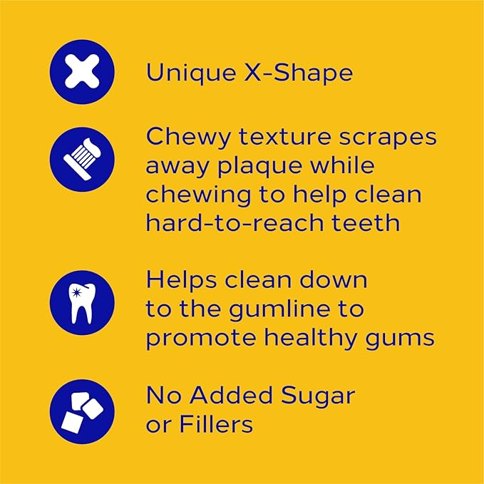 PEDIGREE DENTASTIX Large Dog Dental Care Treats Original, Beef & Fresh Variety Pack, 2.73 lb.Pack (51 Treats)