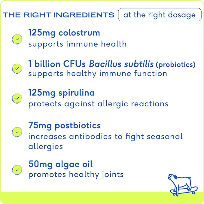 Native Pet Dog Allergy Chews – Natural Dog Skin Allergies Treatment – Anti Itch for Dogs - Dog Allergy Relief – Itch Relief & Allergy Support for Dogs – Dog Probiotics for Itchy Skin - 120 Chews