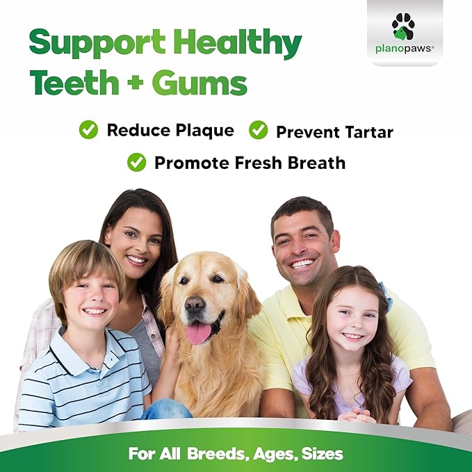 Dog Teeth Cleaning Powder - Dog Plaque and Tartar Remover - Dental Powder for Dogs Teeth with Bactase PET - Dog Breath Freshener to Help Overall Dog Dental Care - Ideal for Mouth, Teeth and Gum Health