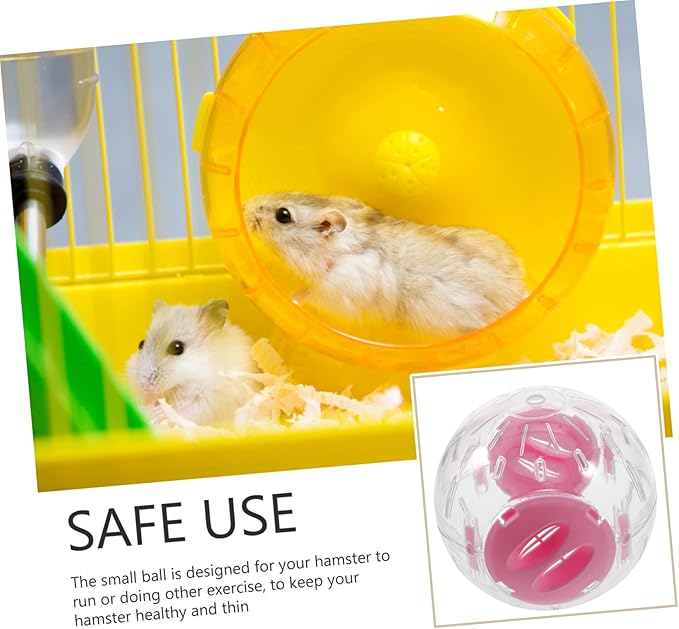 8 Pcs Small Hamster Sports Ball Hamster Ball Hedgehog Exercise Balls Hamster Exercise Balls Hedgehog Running Balls Gerbils Running Balls Guinea Pig Exercise Balls Guinea Pig Ball