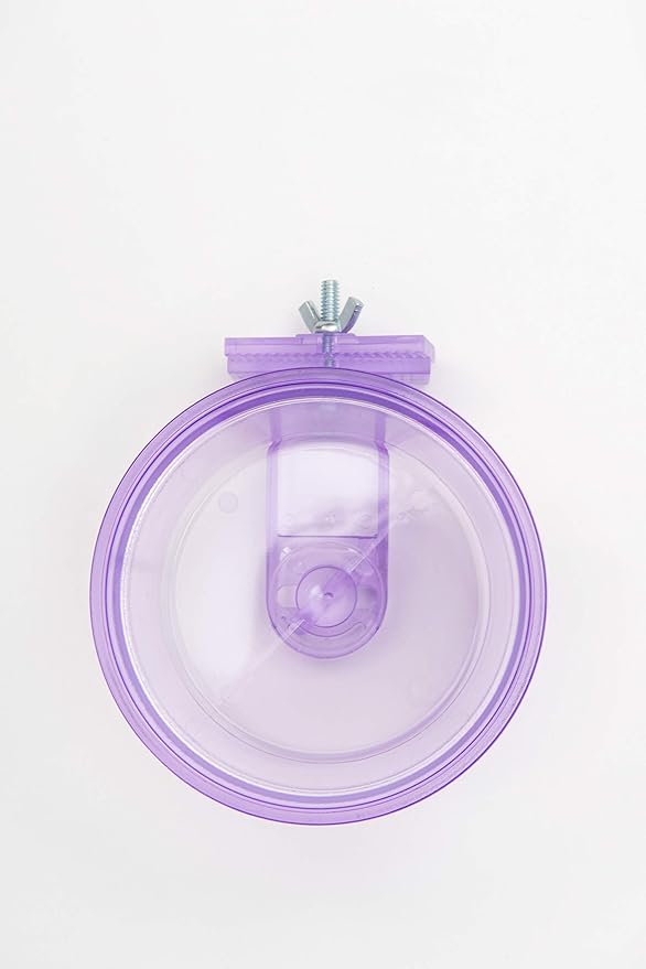 Lixit Quick Lock Removable Cage bowls for Rabbits, Birds, Dogs, Cats, Gunea pigs and Other Small Animals. (Purple, 20oz)