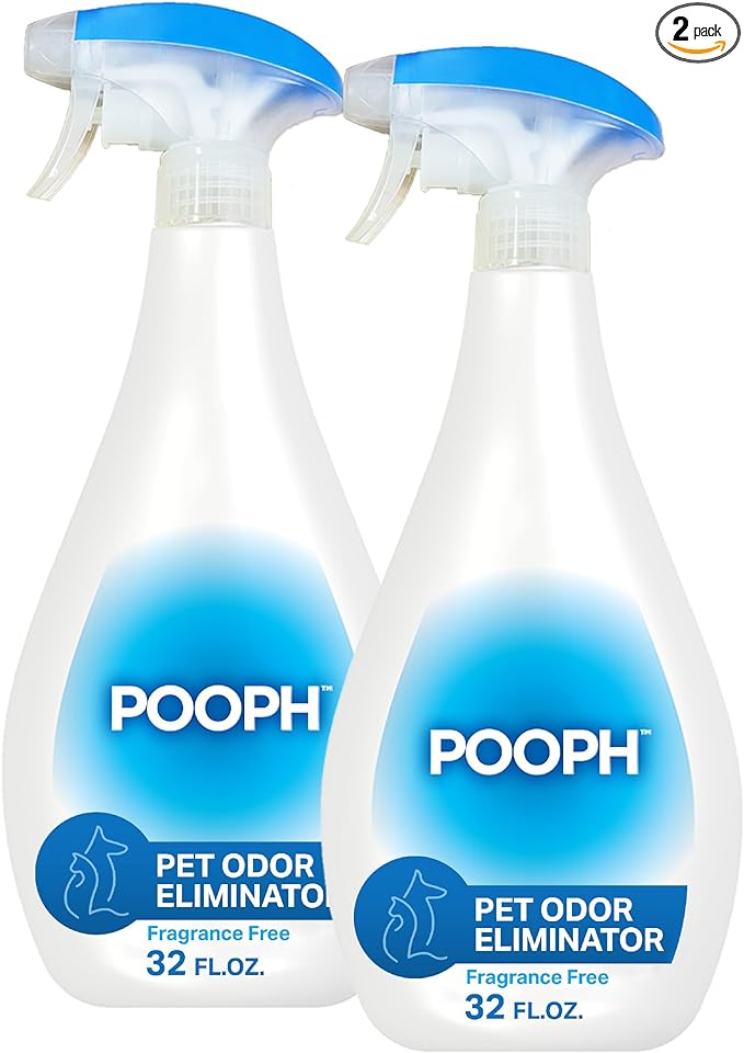 Pooph Pet Odor Eliminator Spray, Dismantles Odors - For Dogs, Cats, Urine, Furniture