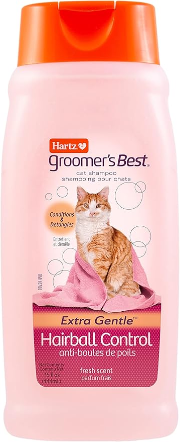 HARTZ Groomer's Best Hairball Control Cat Shampoo