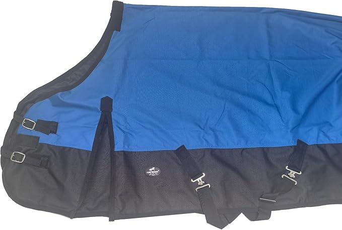 1200Denier Waterproof and Breathable Horse Sheet Tgw Rding Horse Blanket (68", Royal Blue)