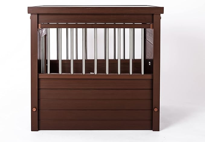 New Age Pet ecoFLEX Pet Crate/End Table, Medium, Russet
