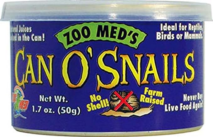 Zoo Med Can O' Snails Turtle Food, 1.7-Ounce