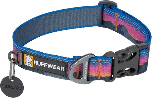 Ruffwear, Crag Dog Collar, Reflective and Comfortable Collar for Everyday Use, Alpine Dusk, 20"-26"