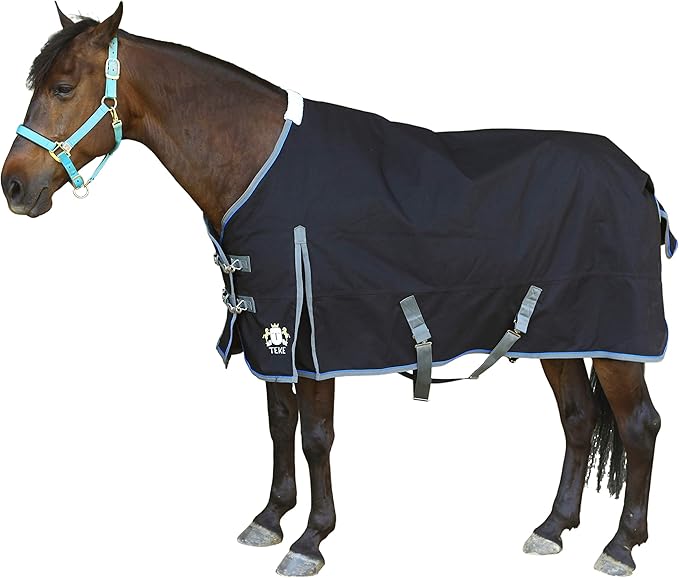 Ultimate Turnout Blanket for Horses, 1050D Ballistic Nylon Outer, 300g Heavy Weight Filling