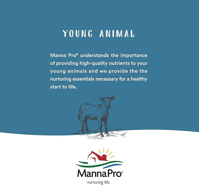 Manna Pro Nurse All Multi-Species Milk Replacer | Great for Calves, Lambs, Goat Kids, Foals, Baby Pigs, Llamas, Alpaca Crias, Puppies & Kittens | Provides Complete Nutrition | 3.5 lb