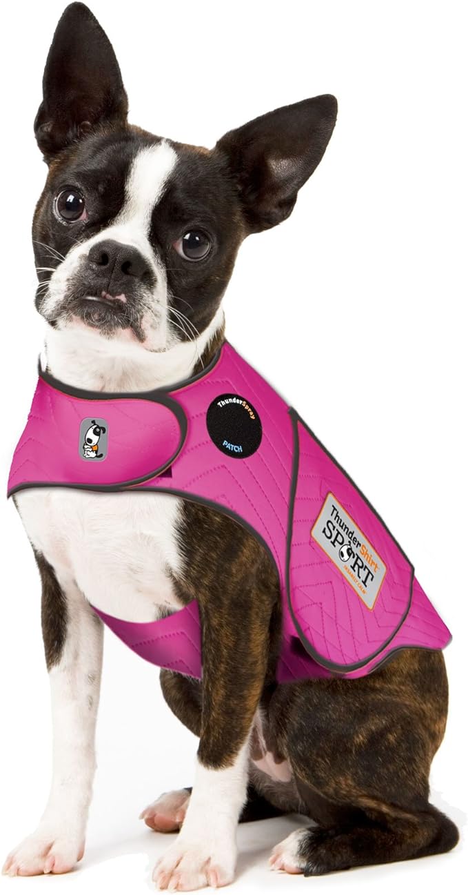 ThunderShirt for Dogs, X Small, Fuchsia Sport - Dog Anxiety Relief Calming Vest