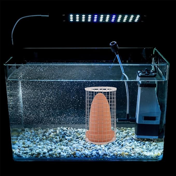 1 Set Spawning Bucket Pottery Clay Cone Aquarium Egg Crate Discus Breeding Cone for Shrimp Breeding Bucket Aquarium Separator Fish Tank Reproduction Ornament Cones Fry