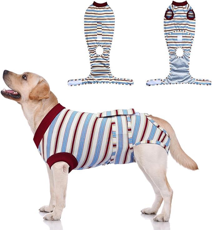 Dog Surgery Rrecovery Suit Dog Onesies for Surgery Recovery Dog Body Suits After Surgery Dog Recovery Suit Surgery Suit for Dogs Dog Surgery Suit Dog Neuter Recovery Suit,S