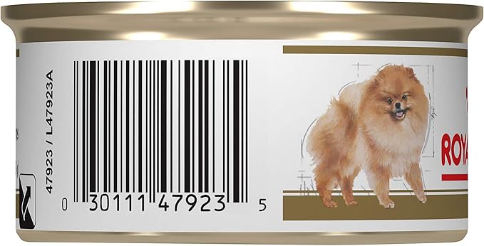 Royal Canin Breed Health Nutrition Pomeranian Adult Loaf in Sauce Canned Dog Food, 3 oz can (24-count)