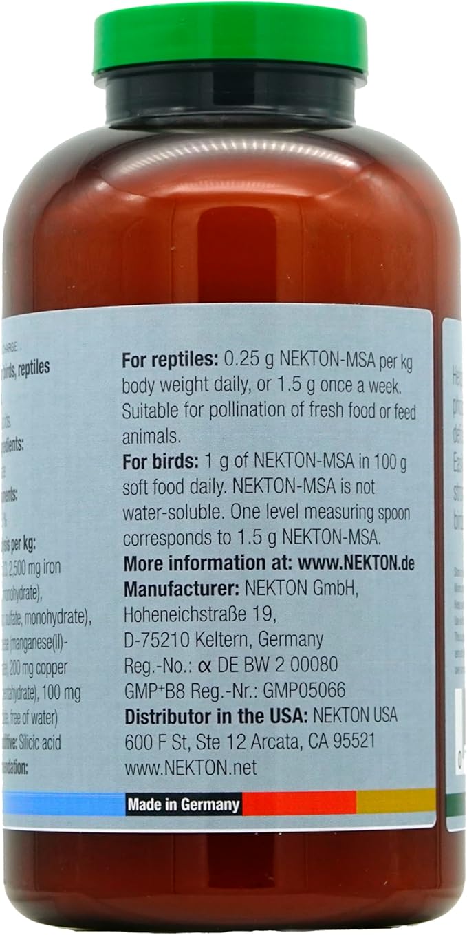 Nekton MSA High-Grade Mineral Supplement for Birds 850g