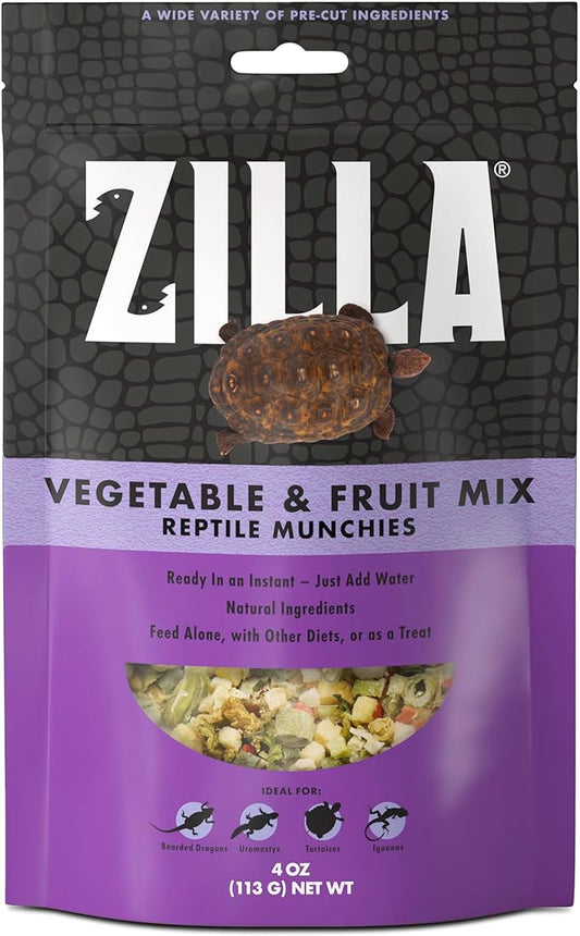 Zilla Reptile Munchies Vegetable and Fruit Mix 4 oz.