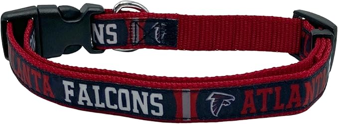 New & Improved Pets First NFL Atlanta Falcons Licensed PET Collar, Small - Heavy-Duty, Strong, and Durable New Dog Collar. Available in 32 Football Teams and 4 Sizes