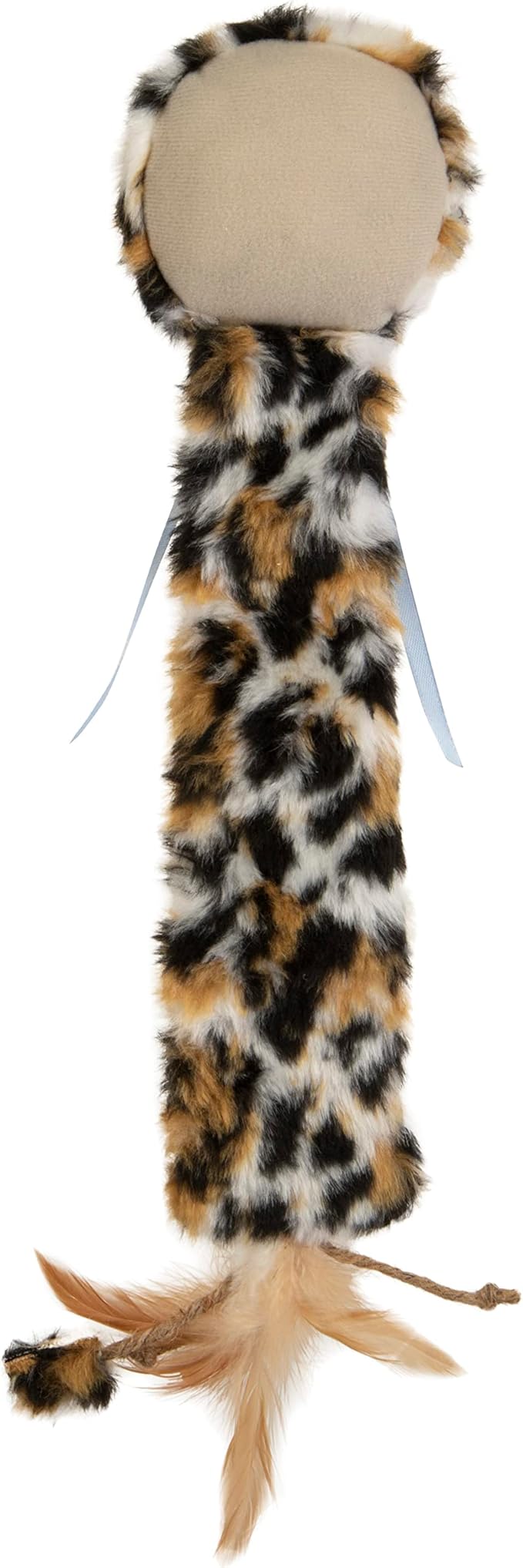 SmartyKat Instincts Looney Lion Heart Kicker Plush Electronic Sound Refillable Cat Toy w/HappyNip Tube (Catnip & Silvervine) - Multicolor, One Size