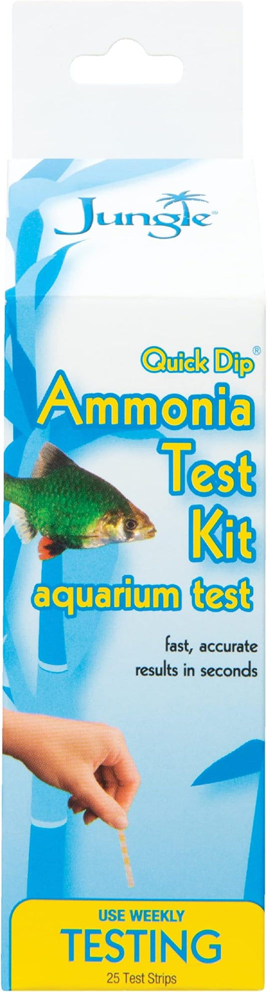 Jungle TK301W Quick Dip Ammonia Test Strips, 25-Pack