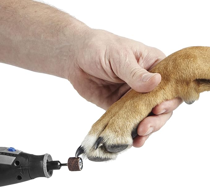 Dremel PawControl 7760-PGK Dog Nail Grinder and Trimmer - Cordless & Rechargeable Pet Grooming Tool Kit - Safe and Humane for Dogs, Cats, and Small Animals