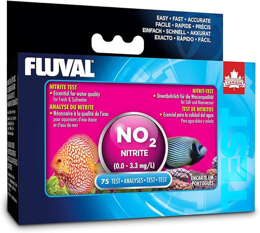 Fluval Nitrite Test Kit for Aquarium Water, Freshwater & Saltwater Fish Tank Test