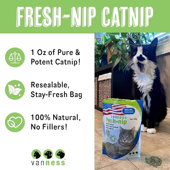 Van Ness Fresh-Nip Catnip, 1-Ounce