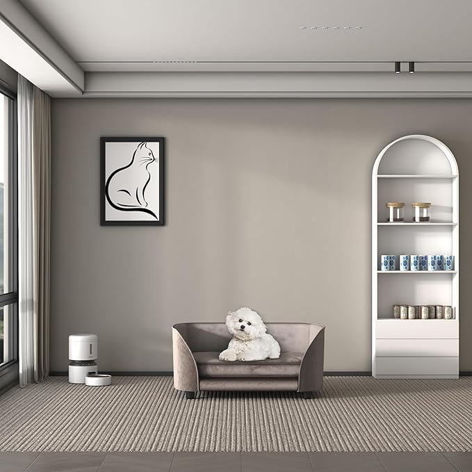 Dog Sofas and Chairs for Small Pet/Cat Sofa Chair with Velvet Fabric/Pet Sofa Bed with Comfortable Washable Cushion/Dog Bed for for Small Dog Rest Using (Brown)