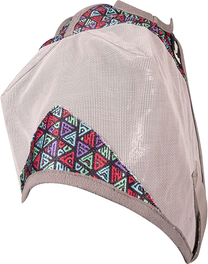 Cashel Crusader Designer Fly Mask, Black Tribal, Warmblood