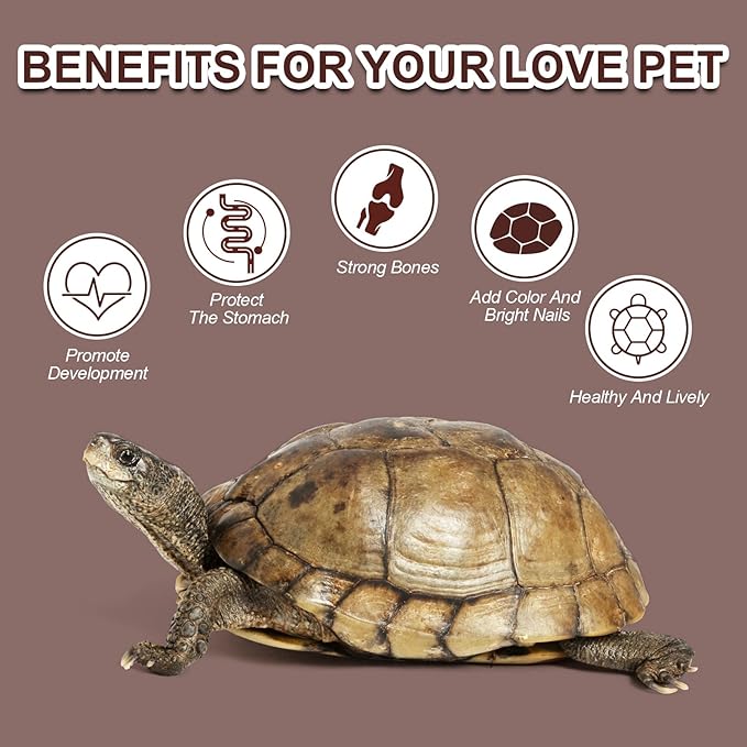 Aquatic Turtle Medley Treat Food - Turtle Nutri Stick Freeze Dried Shrimp Dried Mealworms for Turtles Newts Frogs (6 OZ)