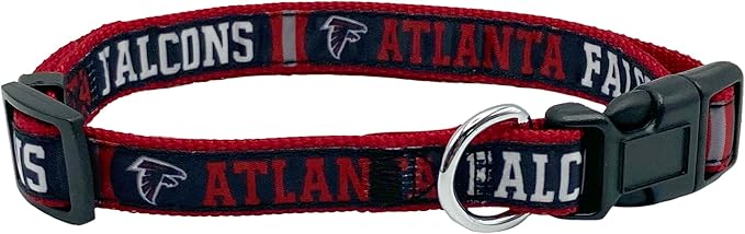 New & Improved Pets First NFL Atlanta Falcons Licensed PET Collar, Small - Heavy-Duty, Strong, and Durable New Dog Collar. Available in 32 Football Teams and 4 Sizes