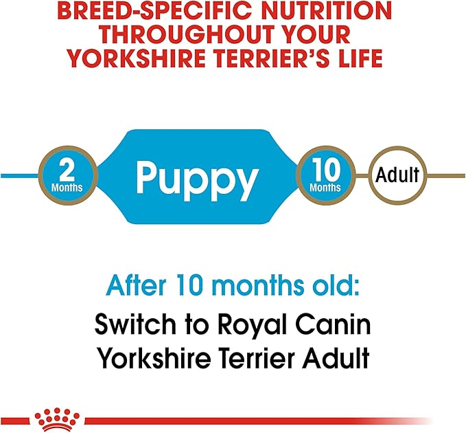 Royal Canin Yorkshire Terrier Puppy Breed Specific Dry Dog Food, 2.5 lb bag