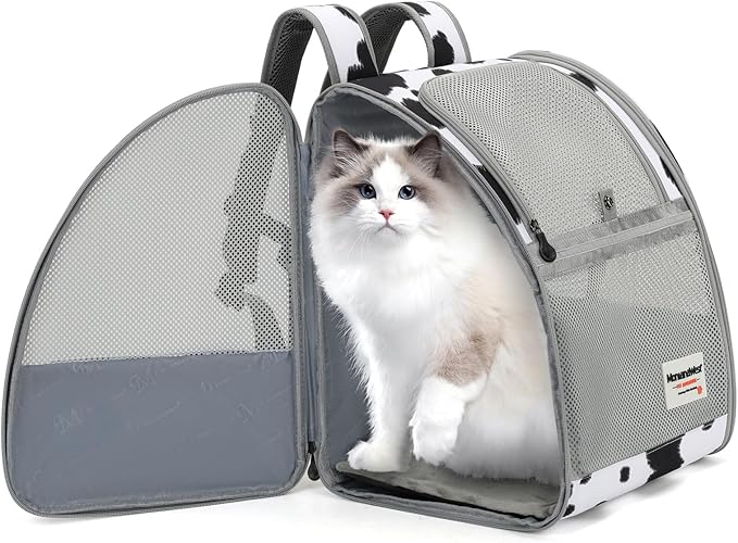 Montana West Cat Carrier Backpack for Small Medium Dog & Puppies with Breathable Mesh for Hiking Camping Backpack Travel Bag