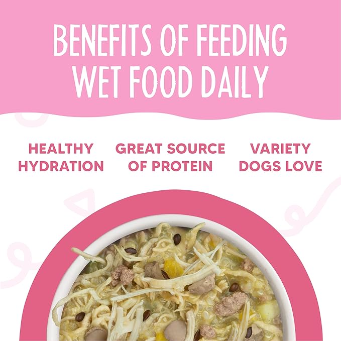 Weruva Meals 'n More Natural Wet Dog Food, Amazon Livin' Plus Digestive Support, 3.5oz Cup (Pack of 12)