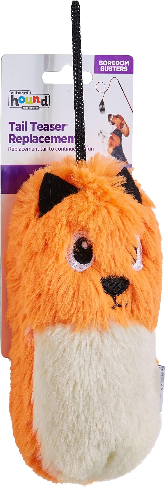 Outward Hound Tail Teaser Replacement Lure for Dog Teaser Wand, Fox