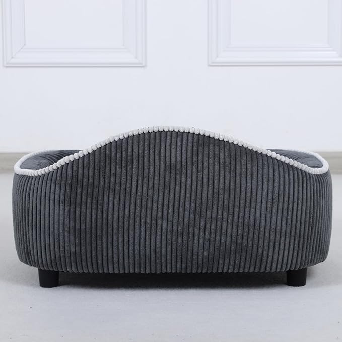 AFBKSS&BB Pet Sofa, Dogs & Cats Sofa Bed, Small Pets Bed Sofa, Animals Furniture Mini Sofa for Small Dogs & Cats (Gray)